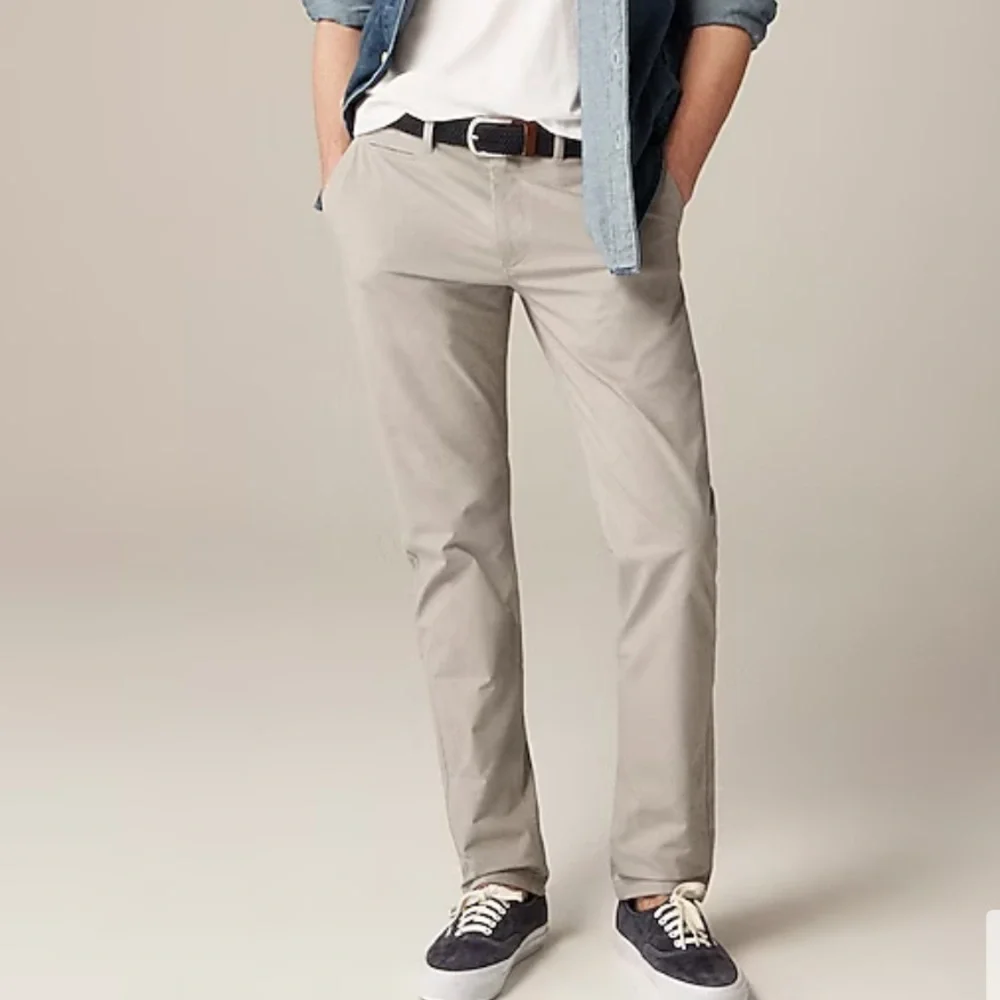 J crew moon grey 484 Slim-fit tech pant